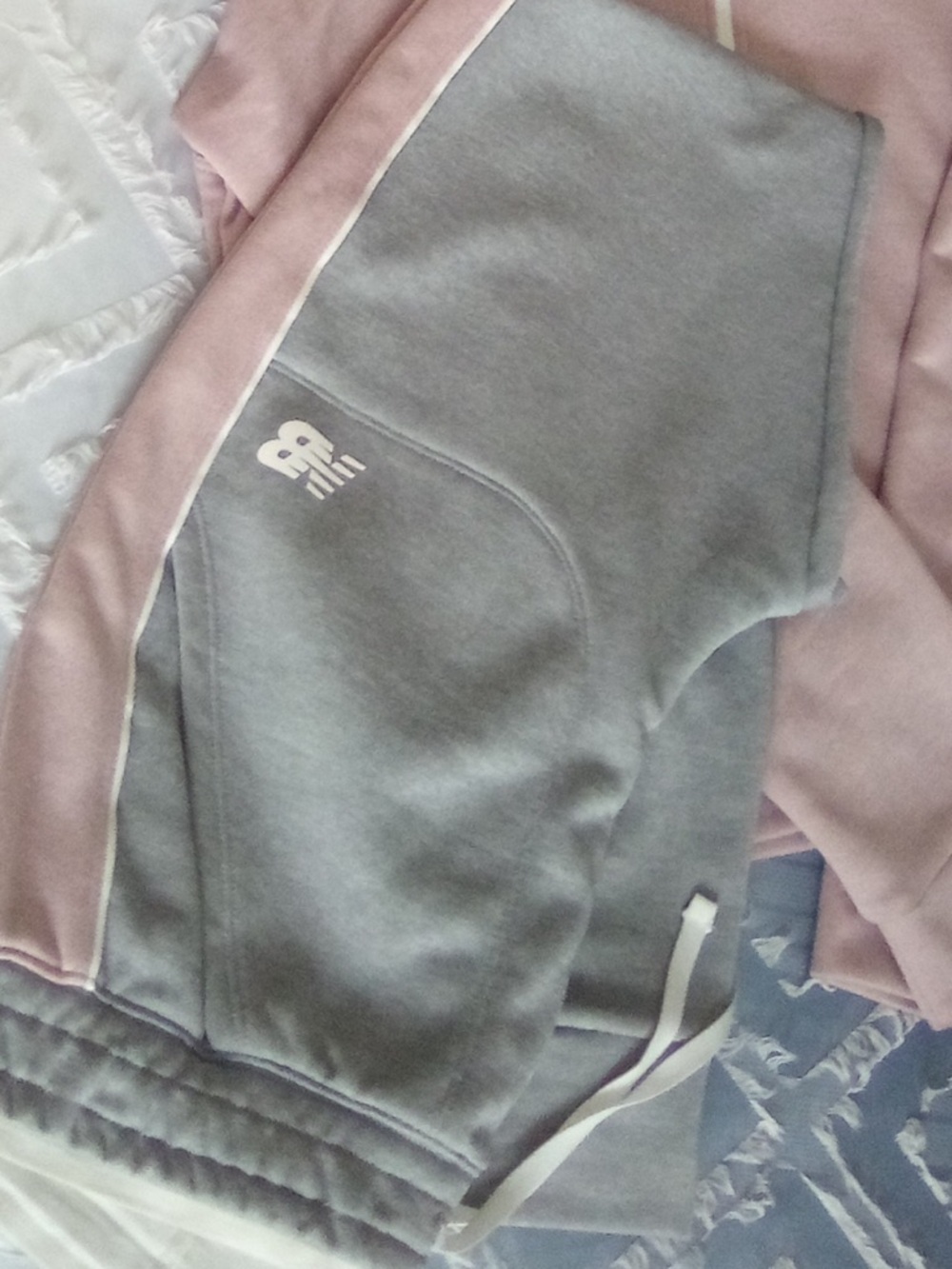 New Balance Pink and Gray Women's Joggers